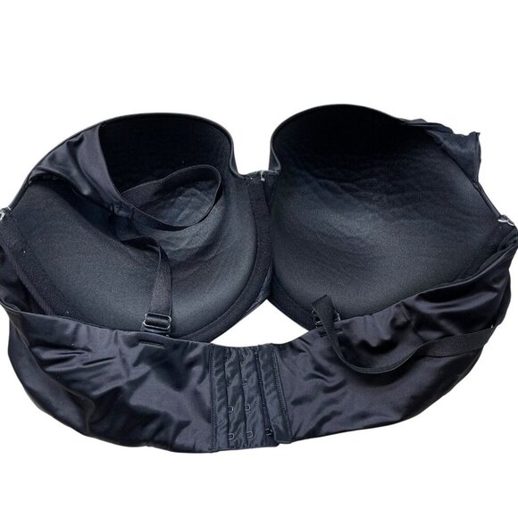 Torrid Bombshell Everyday Balconette Push-Up Bra Size 40DDD Black - Picture 3 of 7